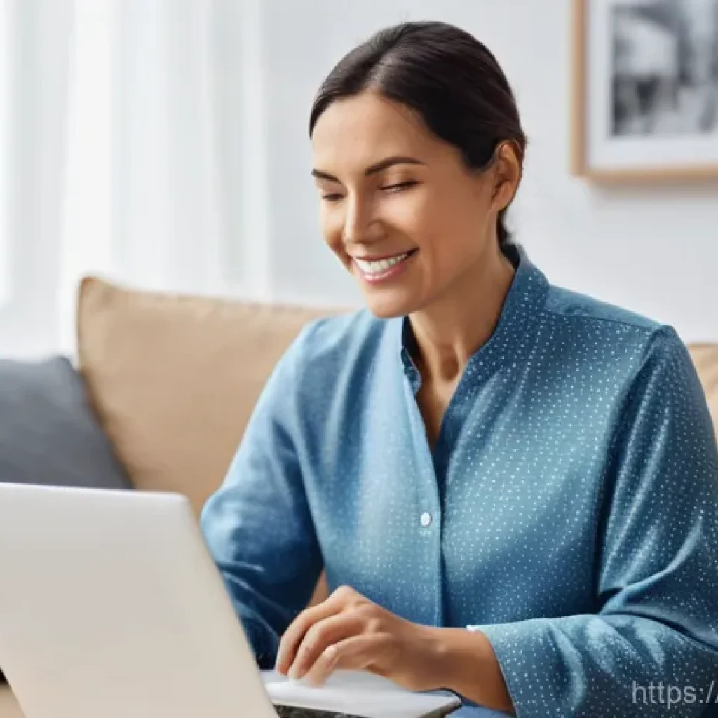 언어 치료 방법 - **Teletherapy Session at Home:** A warm, inviting image featuring a professional female speech thera...