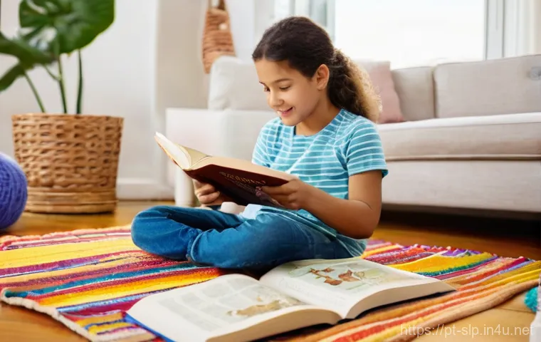 언어장애 진단과 치료 방법 - **Prompt:** A heartwarming and brightly lit scene inside a modern Brazilian home. A young Brazilian ...