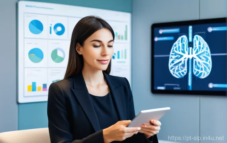 인지 언어치료 - **Prompt:** A diverse group of individuals (a young adult woman, a middle-aged man, and an older stu...