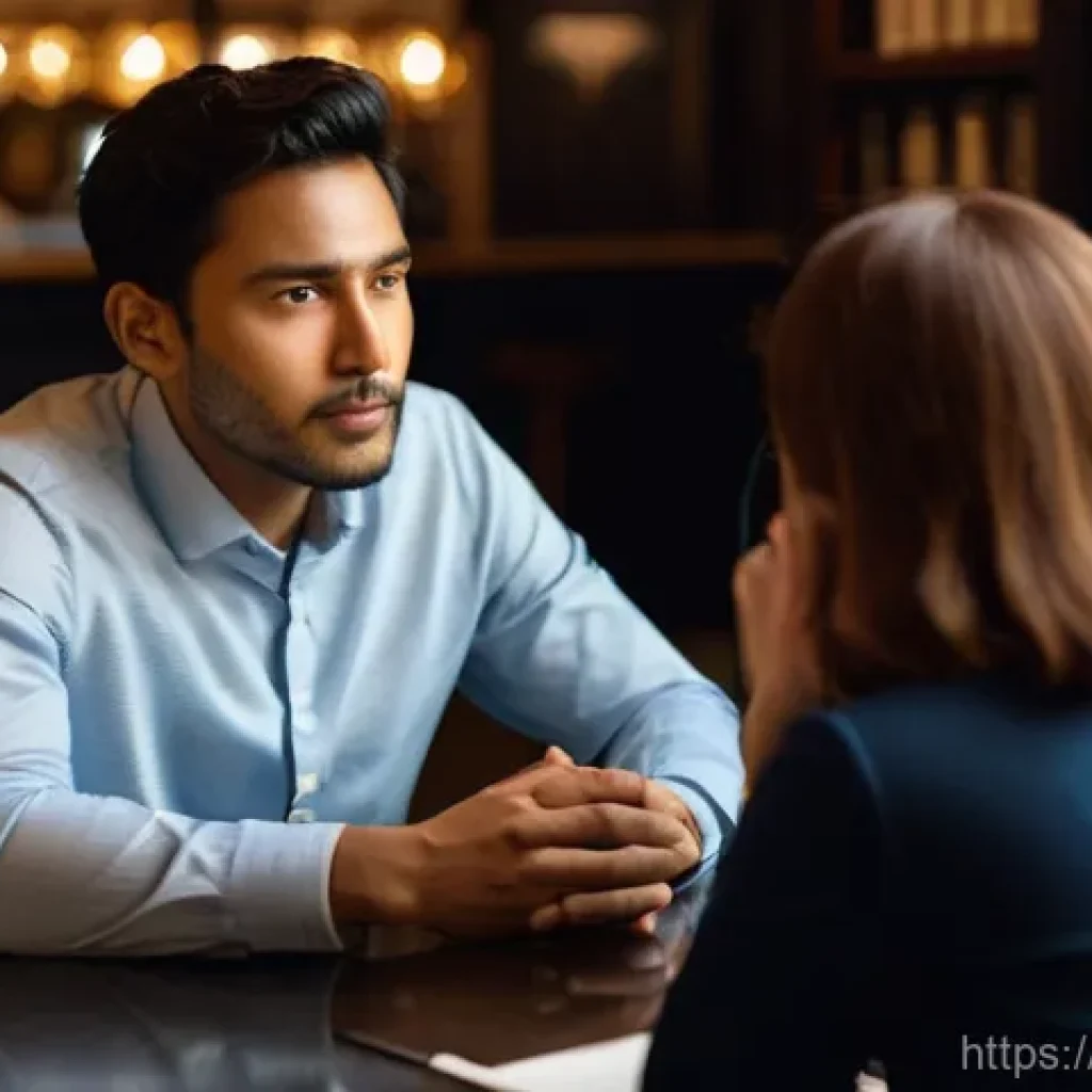 의사소통 장애 - **Prompt 1: The Labyrinth of Unspoken Words**
A person, appearing to be in their late 20s to ear...