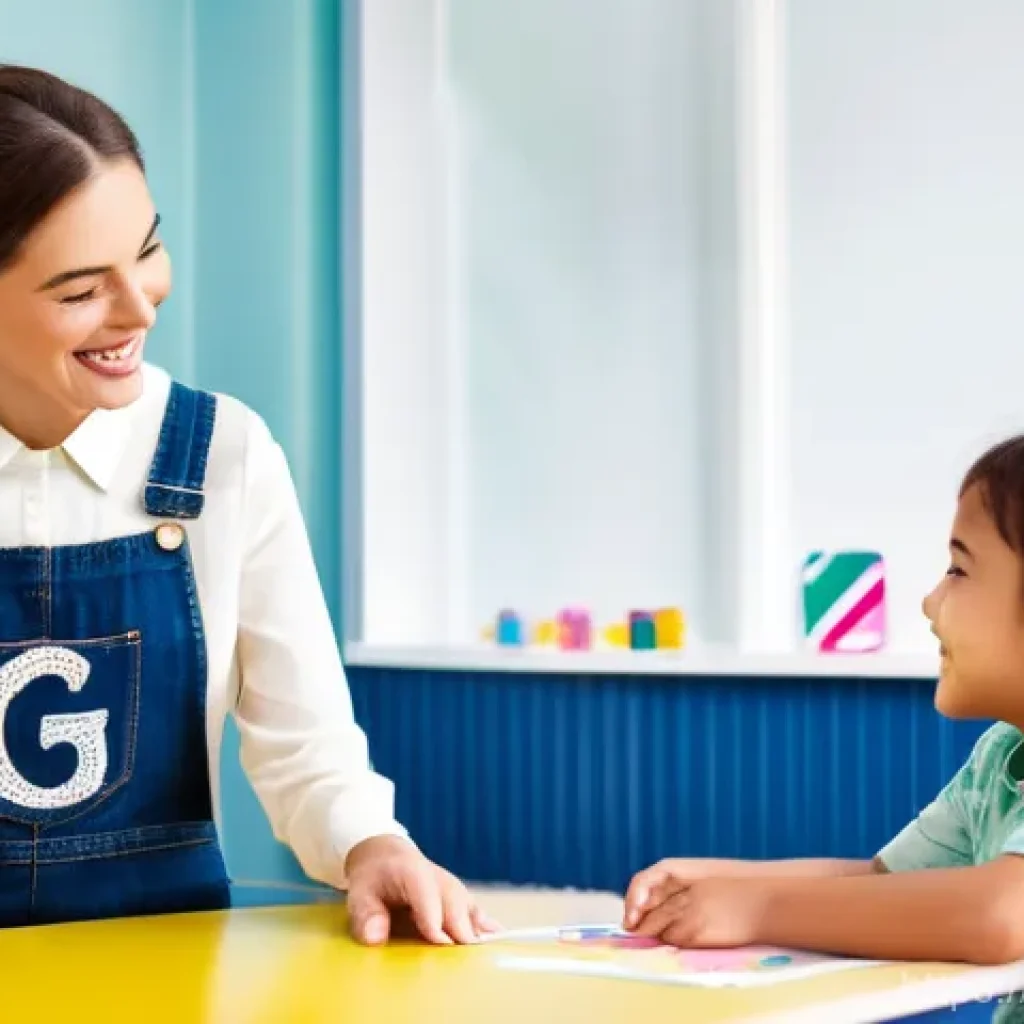 언어치료사 현장 실습 - **A New Intern's First Day in a Child Language Clinic**
A brightly lit, welcoming children's spe...