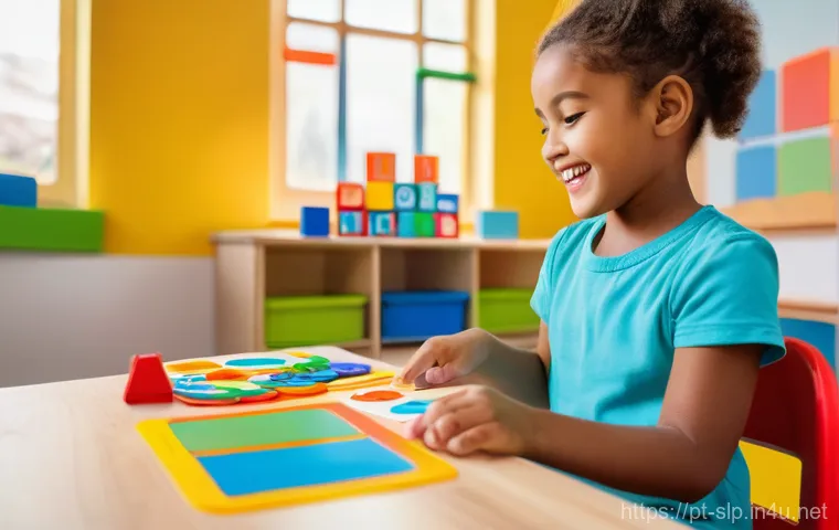 음성학적 장애 치료 - Prompt 1: Joyful Speech Therapy Session** 음성학적 장애 치료 - Prompt 1: Joyful Speech Therapy Session**