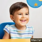 발음 장애 치료 - **Prompt:** "A brightly lit, modern speech therapy room in a Portuguese clinic. A kind, empathetic f...