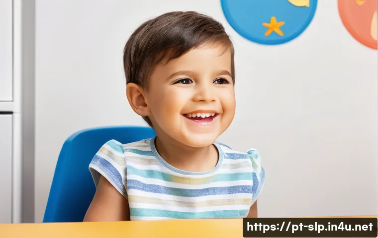 발음 장애 치료 - **Prompt:** "A brightly lit, modern speech therapy room in a Portuguese clinic. A kind, empathetic f...