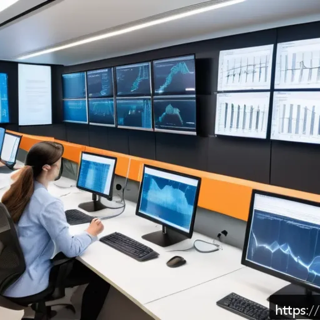 언어학과의 차이점 - A modern academic research environment showing a diverse group of linguists analyzing large digital ...
